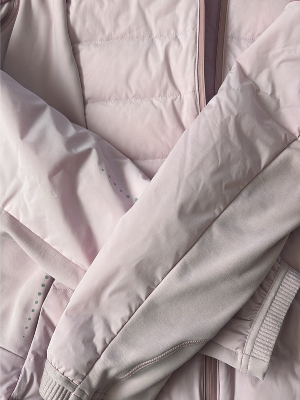 Light Pink Women's Insulated Hooded Jacket - Picture 4 of 7